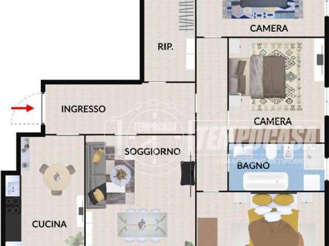 Appartamento in vendita a Tirassegno, Marche