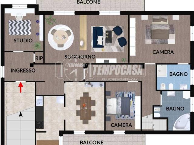 Appartamento in vendita a Villa Vitali, Marche