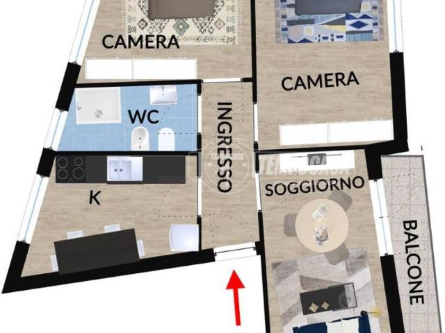Appartamento in vendita a Tirassegno, Marche