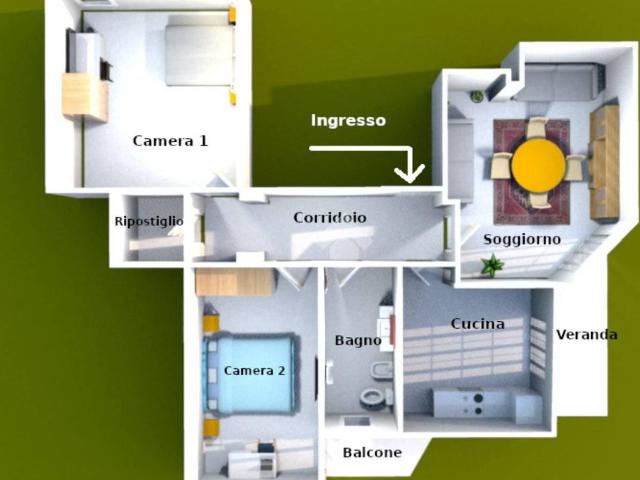 Appartamento in vendita a Centro Est, Serra Riccò