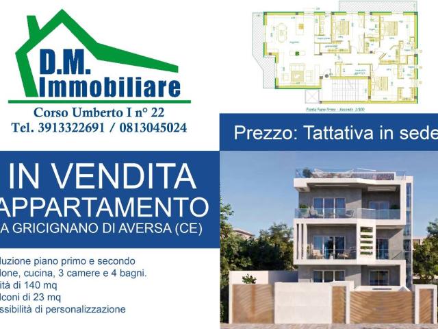 Appartamento in vendita a Gricignano Di Aversa, Campania