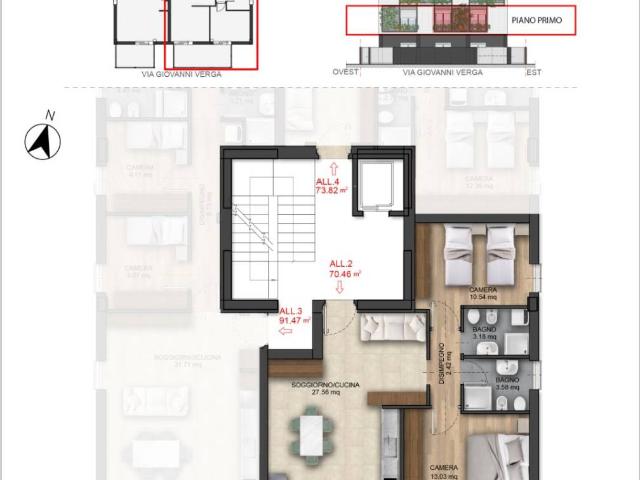 Appartamento in vendita a San Francesco, Marche