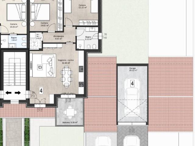 Appartamento in vendita a Sale, Gussago