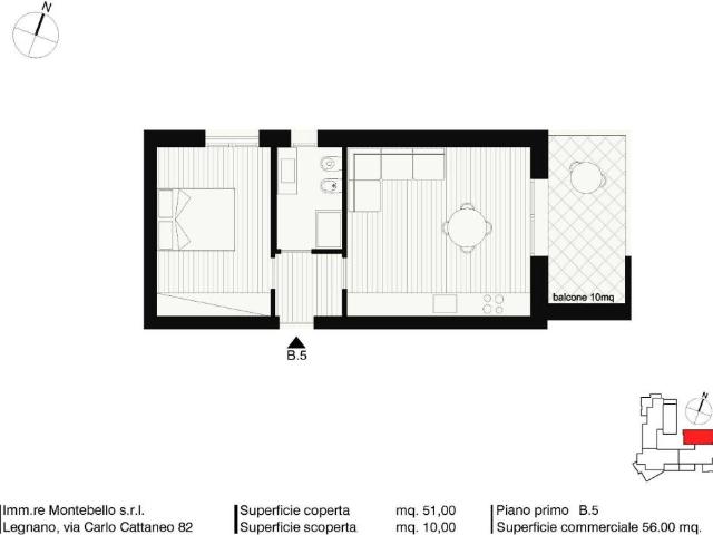 Appartamento in vendita a Oltrestazione, Legnano