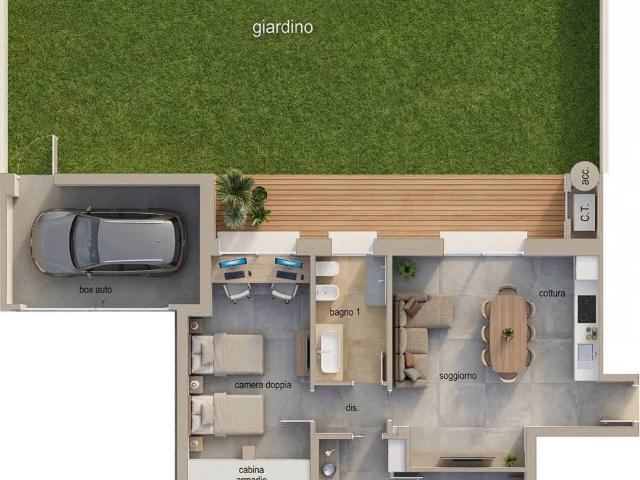 Appartamento in vendita a Villaggio dei Fiori, Limbiate