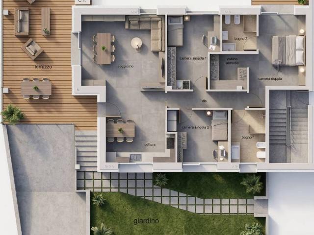 Appartamento in vendita a Villaggio dei Fiori, Limbiate