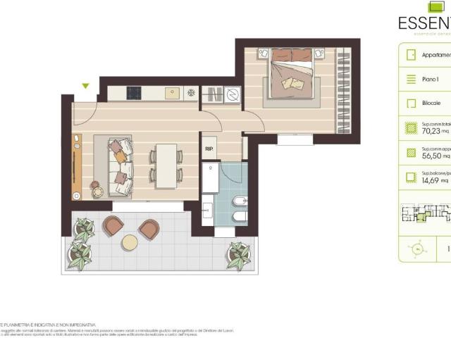 Appartamento in vendita a Bareggia, Lissone