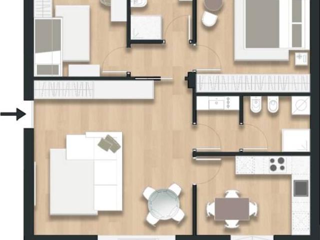 Appartamento in vendita a Bareggia, Lissone