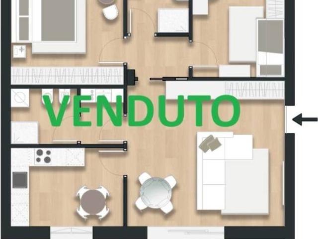 Appartamento in vendita a Bareggia, Lissone