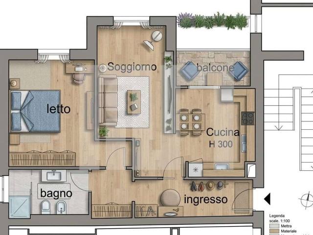 Appartamento in vendita a Lunetta, Mantova