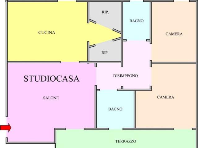 Appartamento in vendita a Pagani di Marcianise, Marcianise