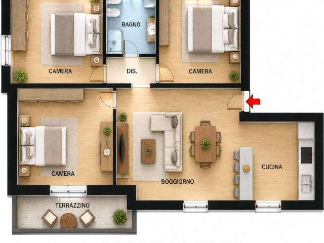 Appartamento in vendita a Mazzano, Lombardia