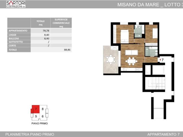Appartamento in vendita a Portoverde, Misano Adriatico