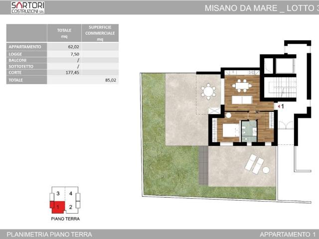 Appartamento in vendita a Portoverde, Misano Adriatico