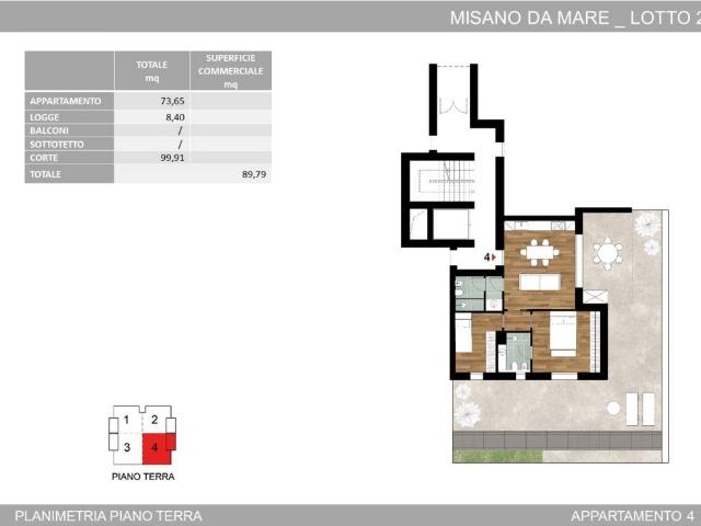 Appartamento in vendita a Portoverde, Misano Adriatico