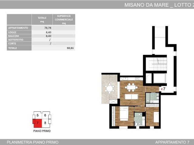 Appartamento in vendita a Portoverde, Misano Adriatico