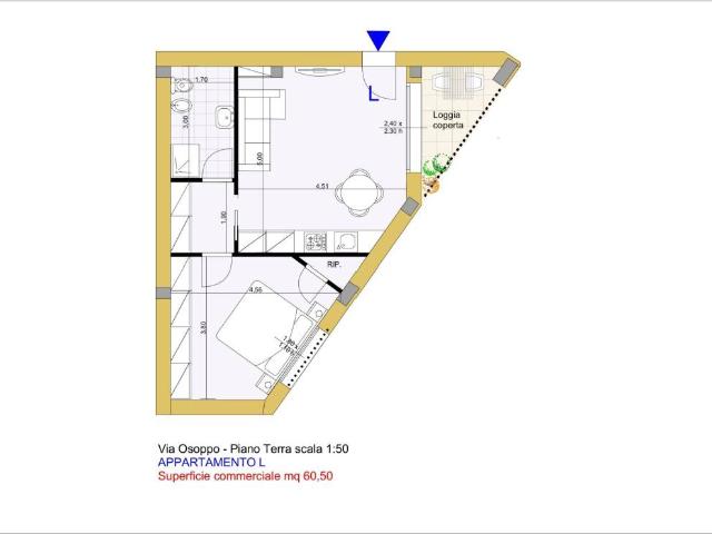 Appartamento in vendita a Modena, Cittadella