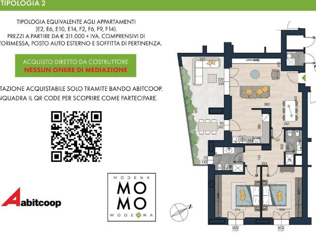 Appartamento in vendita a Crocetta-San Lazzaro-Modena Est, Modena