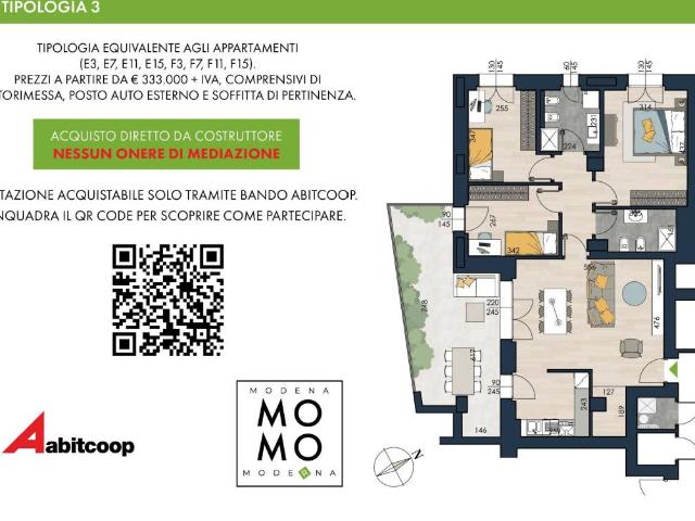 Appartamento in vendita a Crocetta-San Lazzaro-Modena Est, Modena