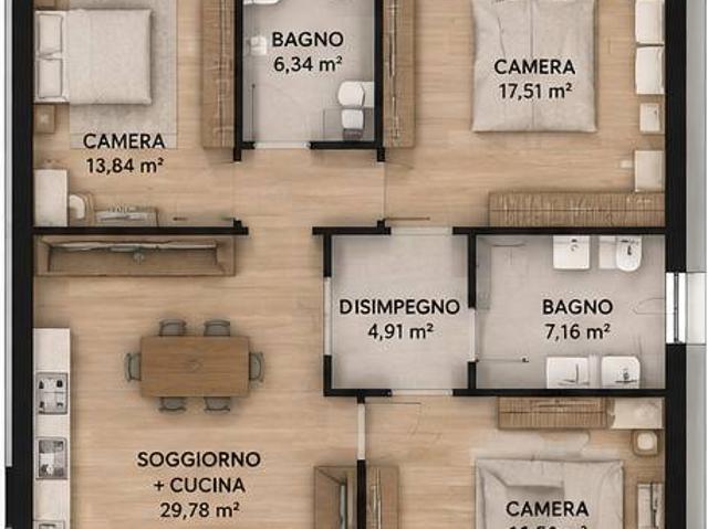 Appartamento in vendita a Valle Cascia, Montecassiano
