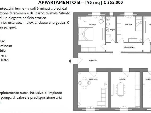 Appartamento in vendita a Gallo, Montecatini Terme