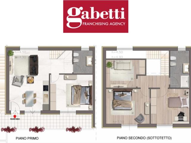 Appartamento in vendita a Montescudo-Monte Colombo, Santa Maria Del Piano
