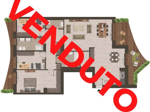 Appartamento in vendita a Rondò dei Pini, Monza