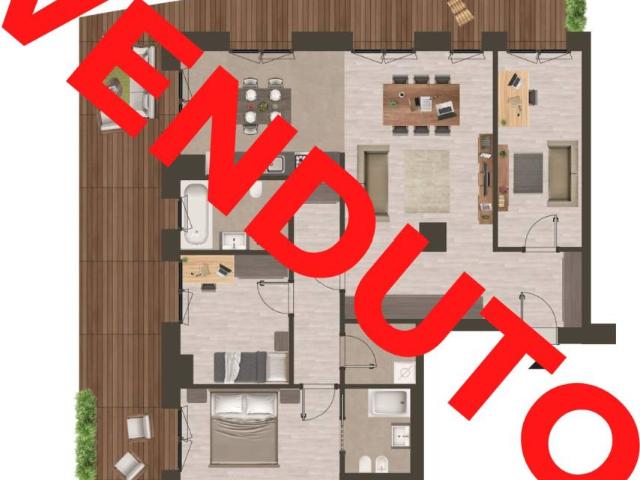 Appartamento in vendita a Rondò dei Pini, Monza