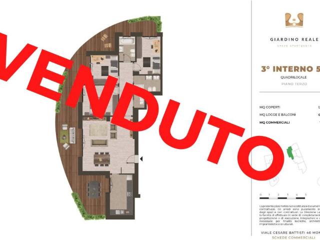 Appartamento in vendita a Rondò dei Pini, Monza