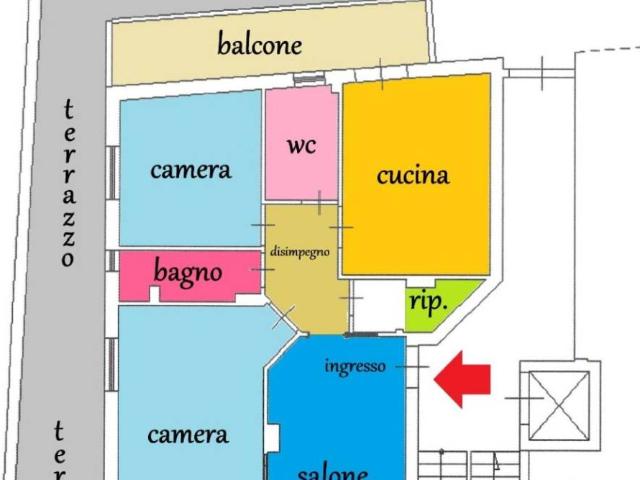 Appartamento in vendita a Croce Malloni, Nocera Superiore