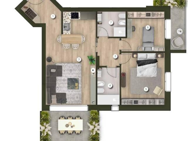 Appartamento in vendita a Nova Milanese, Monza e della Brianza