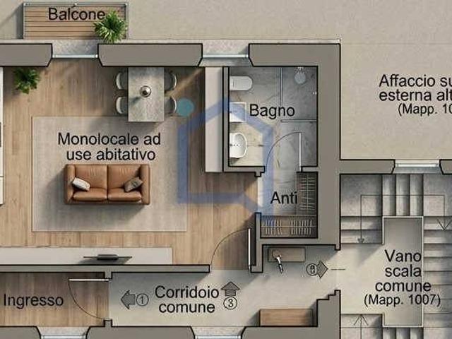 Appartamento in vendita a Paderno D'adda, Lombardia