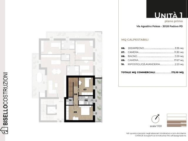 Appartamento in vendita a Forcellini, Padova