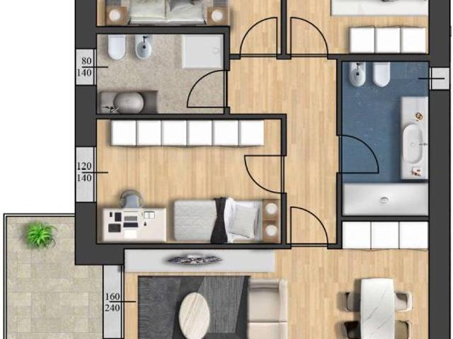 Appartamento in vendita a San Pellegrino, Sorbolo