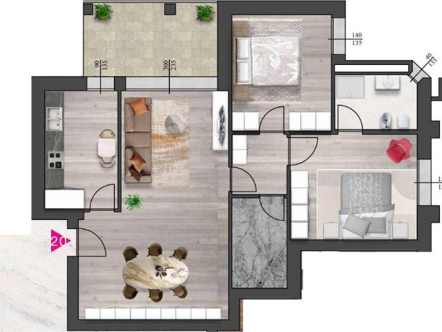 Appartamento in vendita a San Pellegrino, Sorbolo