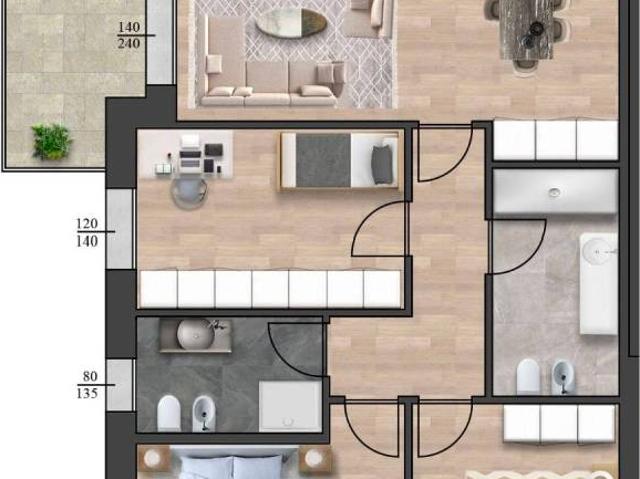 Appartamento in vendita a San Pellegrino, Sorbolo