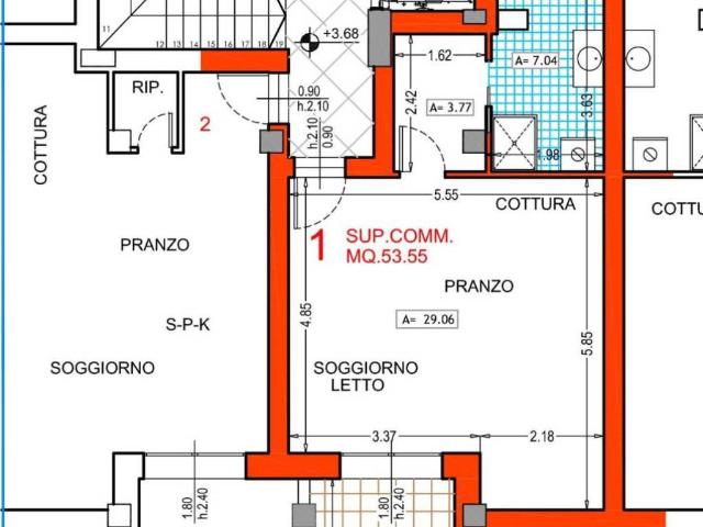 Appartamento in vendita a Pesaro, Pesaro E Urbino