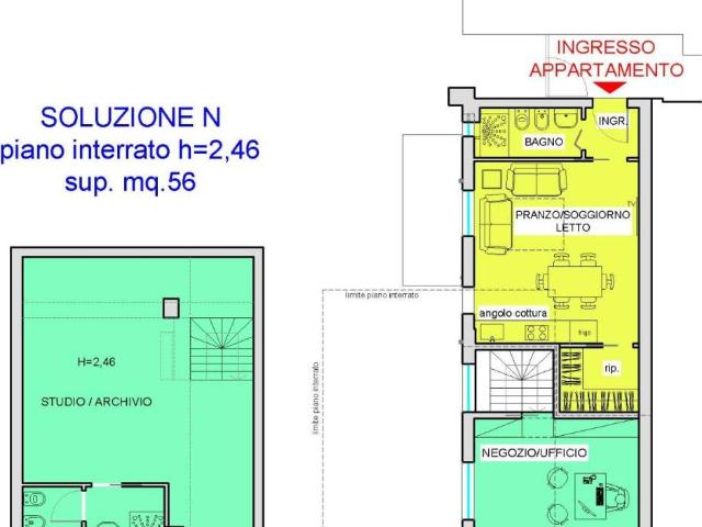 Appartamento in vendita a Pesaro, Pesaro E Urbino