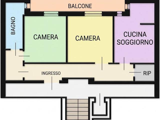 Appartamento in vendita a Bellaria, Peschiera Borromeo