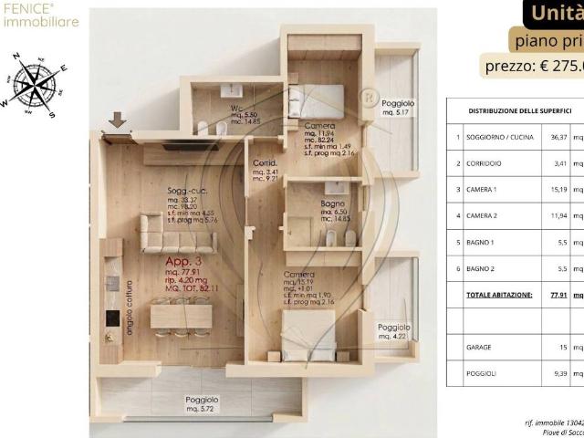 Appartamento in vendita a Quartiere Sant'Anna, Piove Di Sacco
