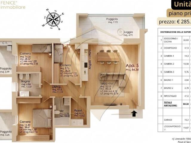 Appartamento in vendita a Quartiere Sant'Anna, Piove Di Sacco