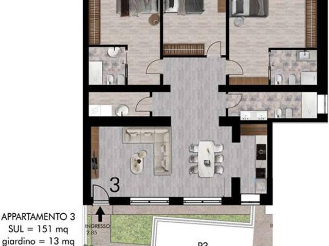 Appartamento in vendita a Ospedaletto, Pisa