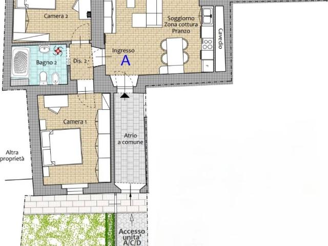 Appartamento in vendita a Nespolo, Pistoia