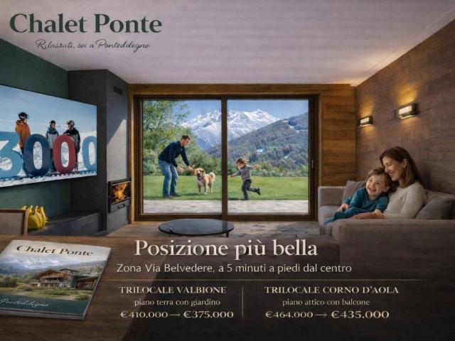Appartamento in vendita a Comunità montana della valle Camonica, Ponte Di Legno