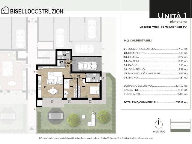 Appartamento in vendita a Roncaglia, Ponte San Nicolò