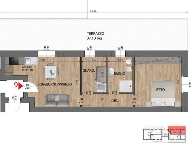 Appartamento in vendita a Carrozzone-Betonica, Re