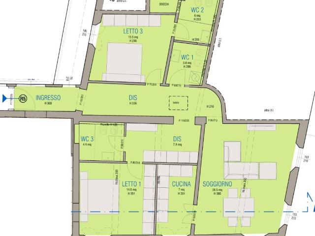Appartamento in vendita a Santo Stefano città, Re