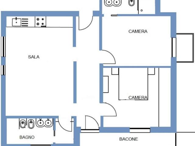 Appartamento in vendita a Torre Pedrera, Rimini