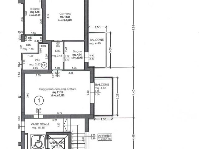 Appartamento in vendita a Rimini, Reggio Emilia