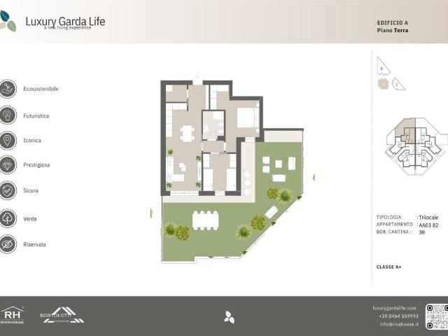 Appartamento in vendita a Sant'Alessandro, Riva